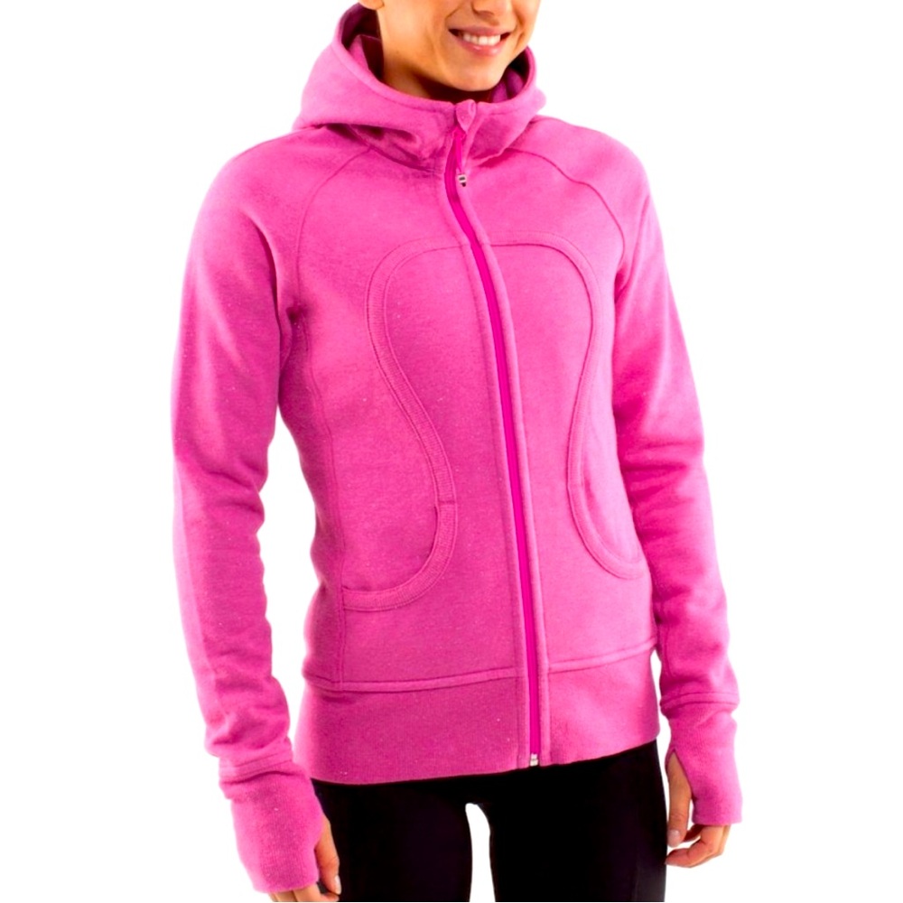 Lululemon Scuba Hoodie Sparkle Paris Pink